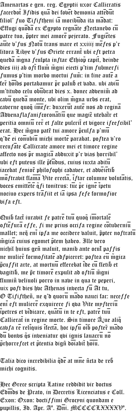 Bulk old english text, see comment below